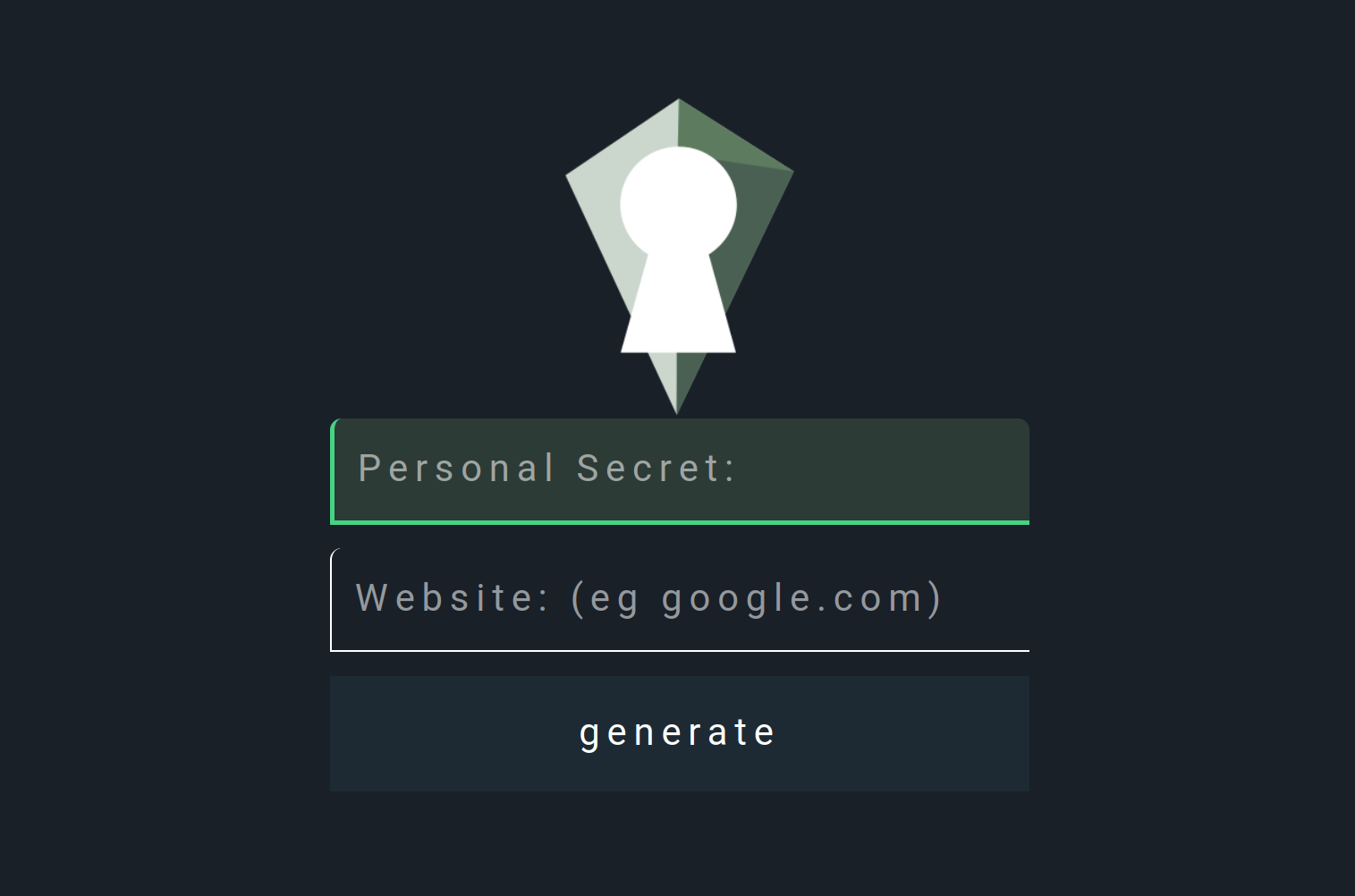 Passcodes interface showing password generator and library